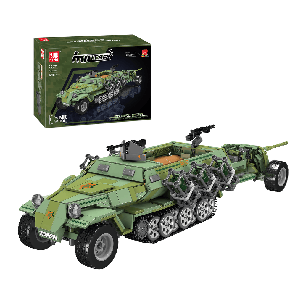 20027 Sd.Kfz. 251 Half-track Building Set | 1,298 Pcs - Main Image | TheBrickTube