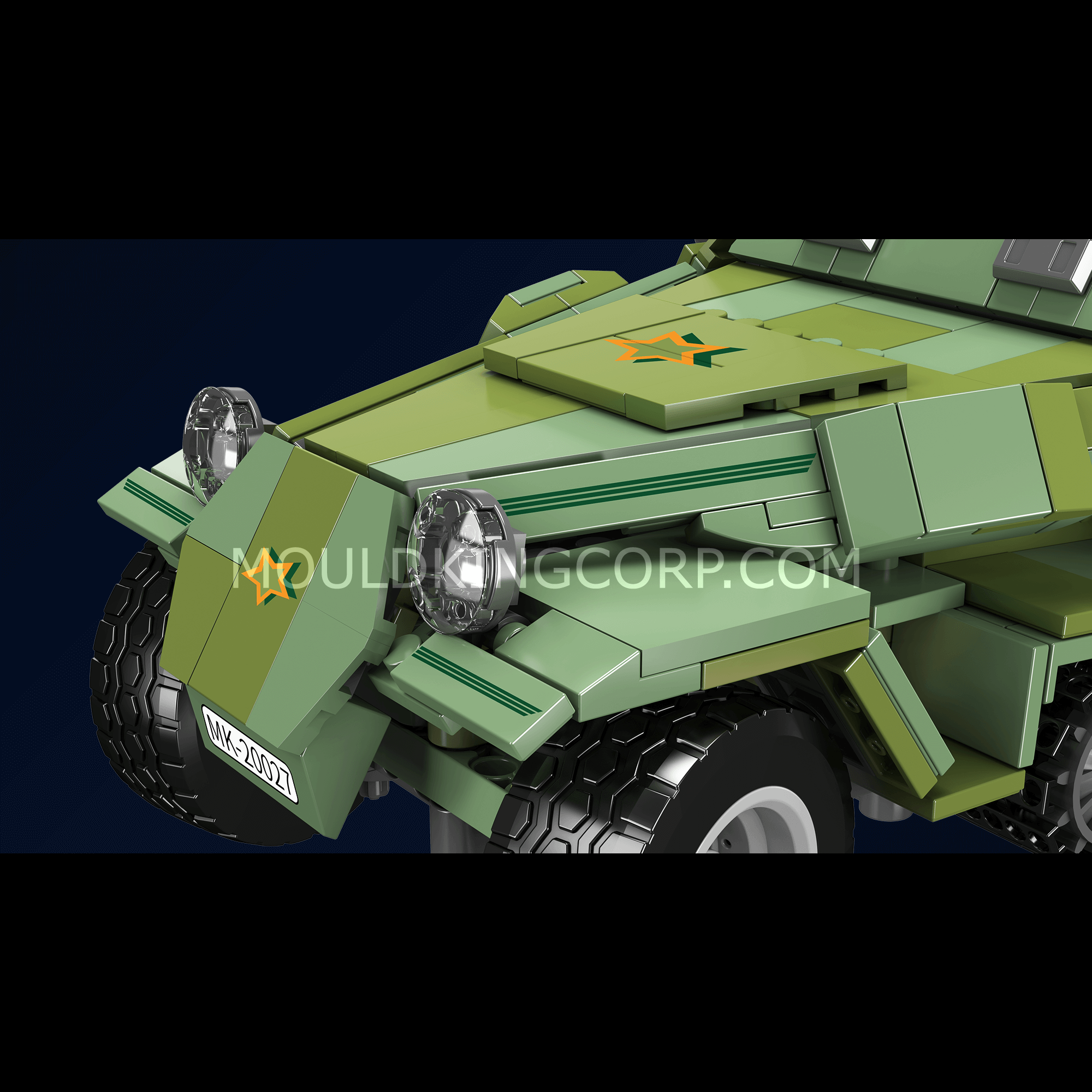20027 Sd.Kfz. 251 Half-track Building Set | 1,298 Pcs - Image 2 of 6 | TheBrickTube