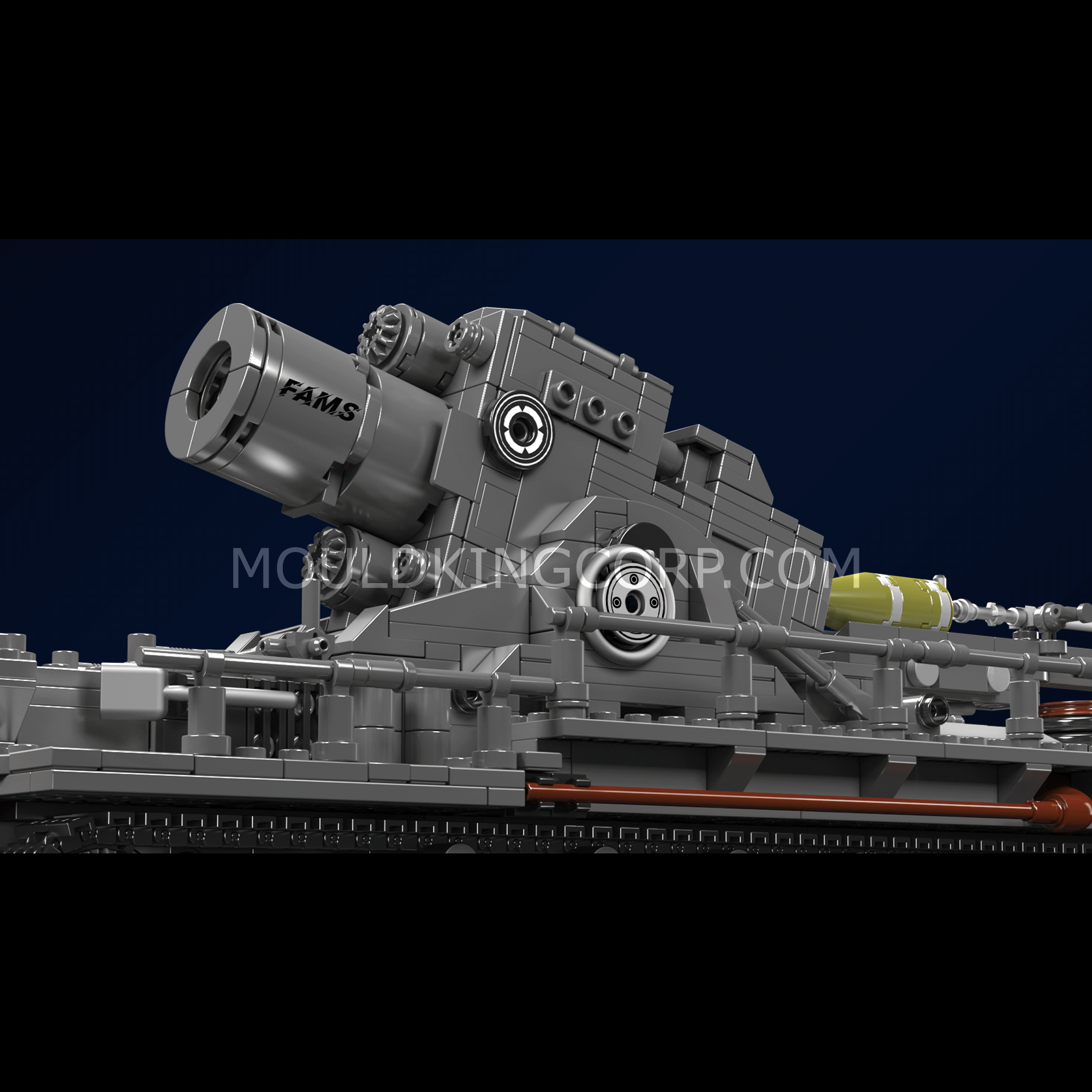 20028 Remote Controlled Karl Mortar Tank Building Set | 1,648 Pcs - Image 2 of 6 | TheBrickTube