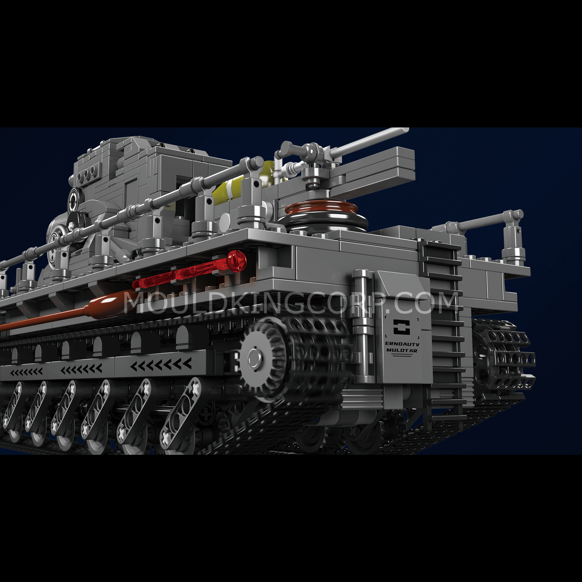 20028 Remote Controlled Karl Mortar Tank Building Set | 1,648 Pcs - Image 4 of 6 | TheBrickTube