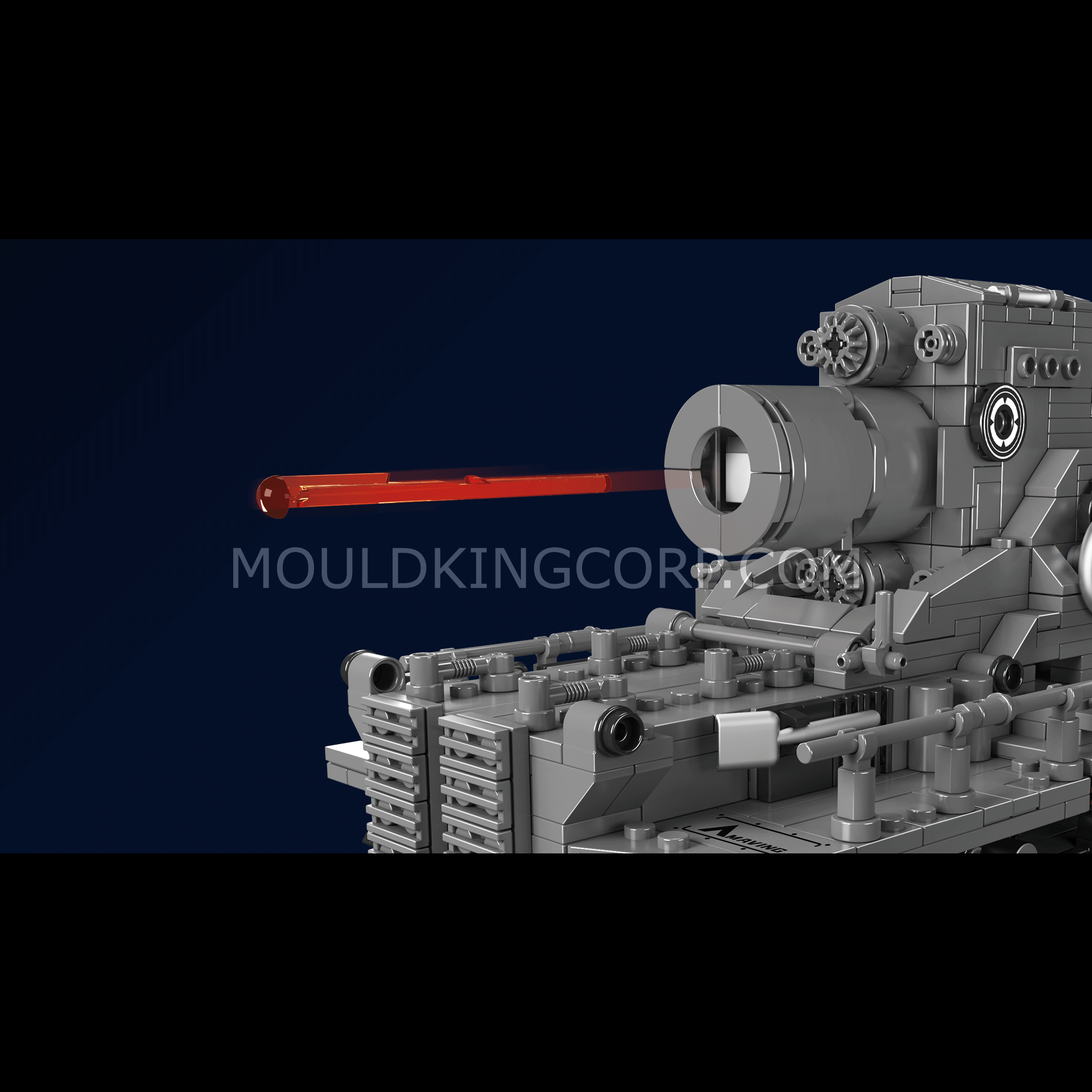 20028 Remote Controlled Karl Mortar Tank Building Set | 1,648 Pcs - Image 5 of 6 | TheBrickTube