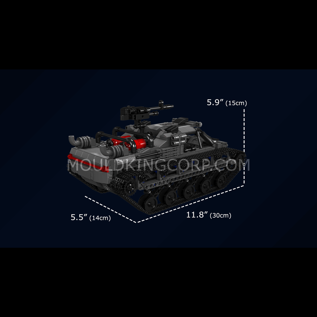 20030 EV2 All-Terrain Tracked Vehicle | 1,046 Pcs | Building Blocks Set - Image 6 of 6 | TheBrickTube