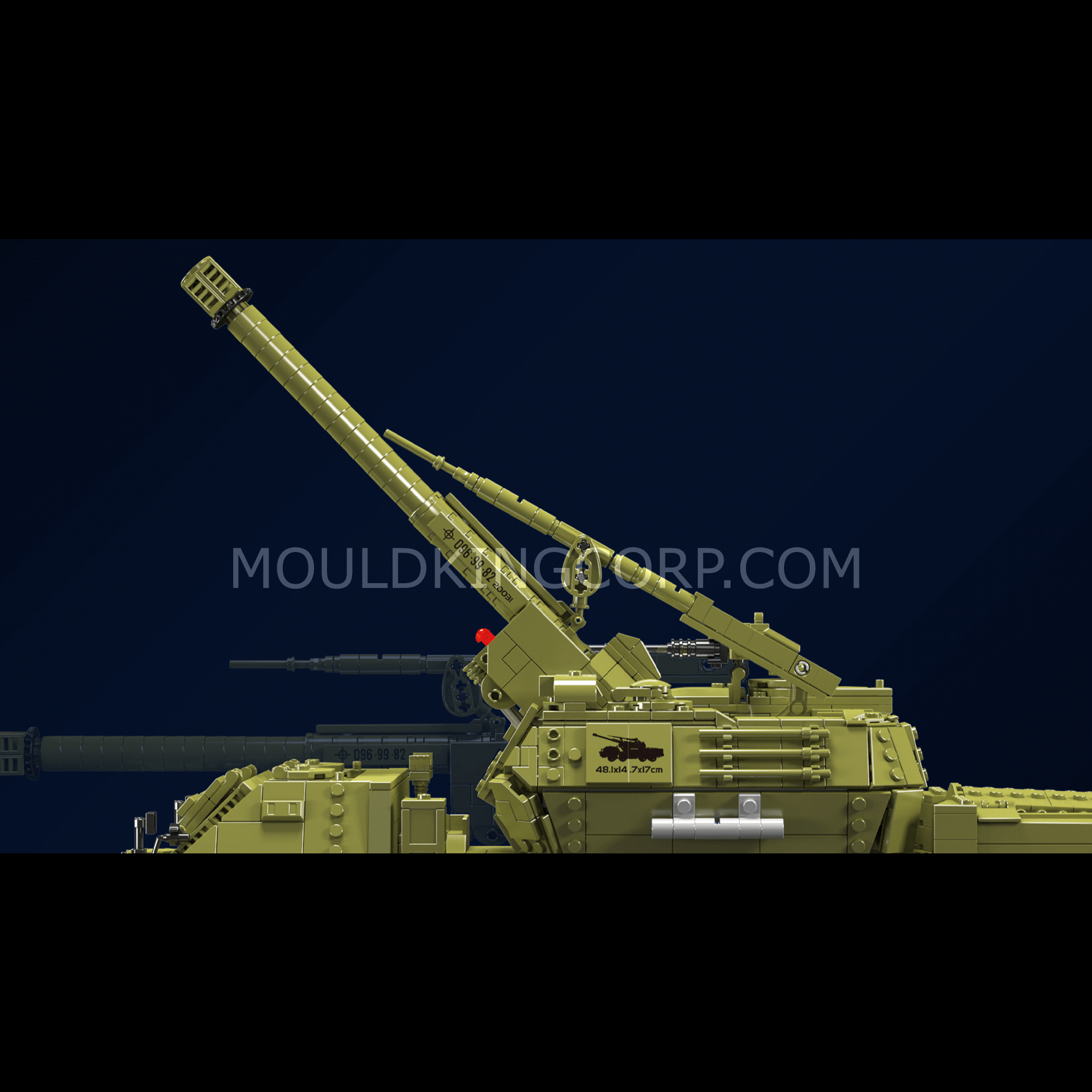 20031 Dana Self-propelled Howitzer Building Set | 1,923 Pcs - Image 4 of 6 | TheBrickTube