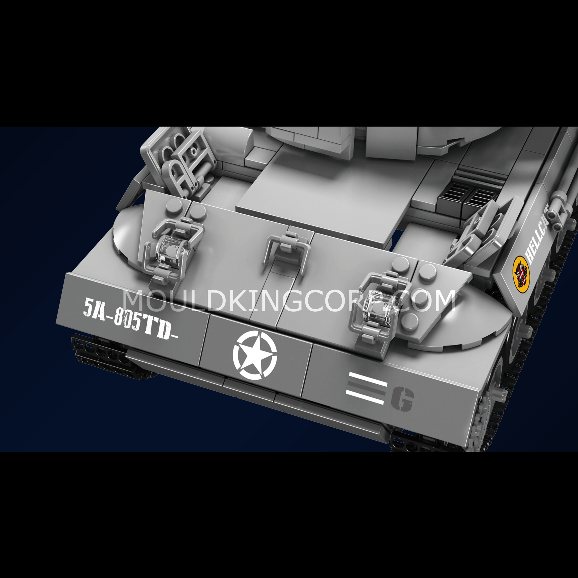 20032 M16 Hellcat Tank Destroyer Building Set | 971 Pcs - Image 2 of 6 | TheBrickTube