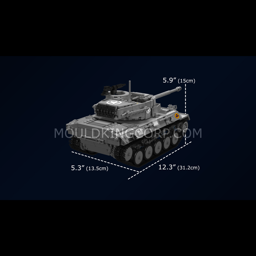 20032 M16 Hellcat Tank Destroyer Building Set | 971 Pcs - Image 6 of 6 | TheBrickTube