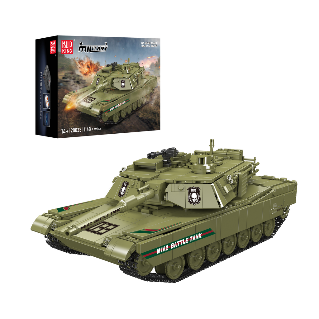 20033 MIA2 Main Battle Tank Building Set | 1,168 Pcs - Main Image | TheBrickTube