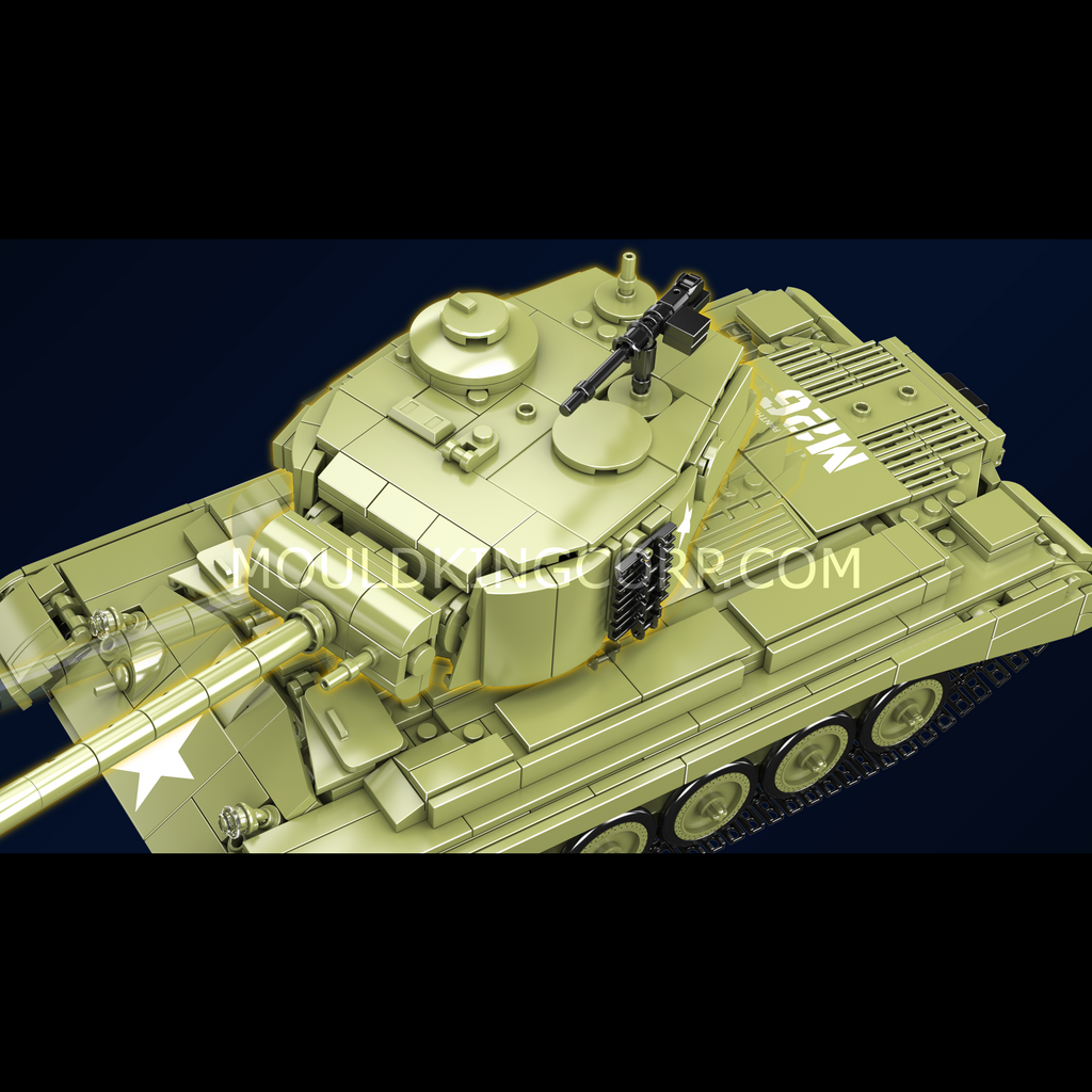 20035 M26 Heavy Tank Building Set | 1,054 Pcs - Image 3 of 6 | TheBrickTube
