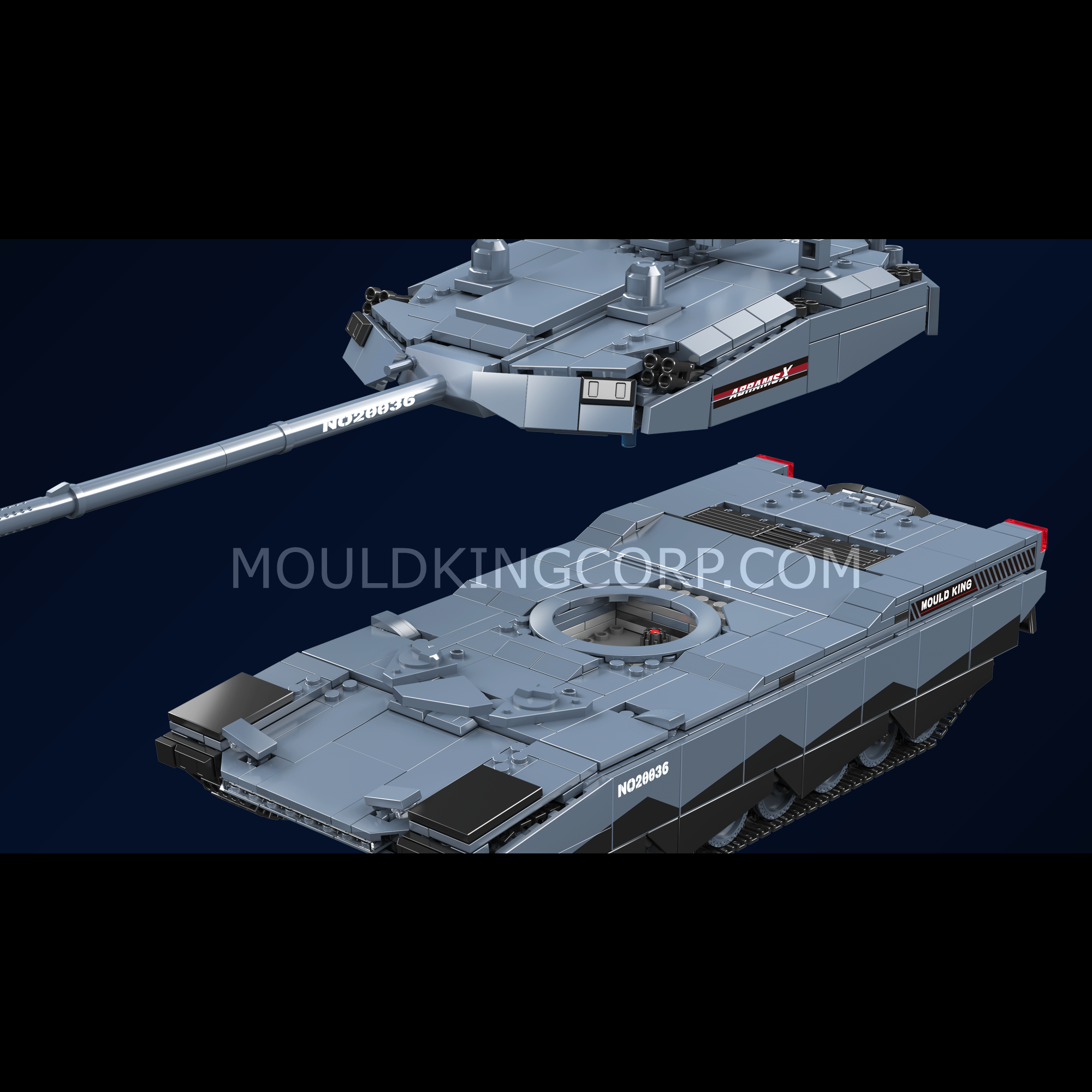 20036 Abrams X Tank Model Building Set | 1,192 Pcs - Image 3 of 6 | TheBrickTube