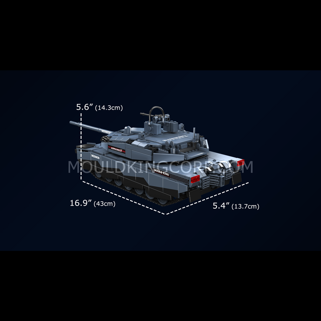 20036 Abrams X Tank Model Building Set | 1,192 Pcs - Image 6 of 6 | TheBrickTube