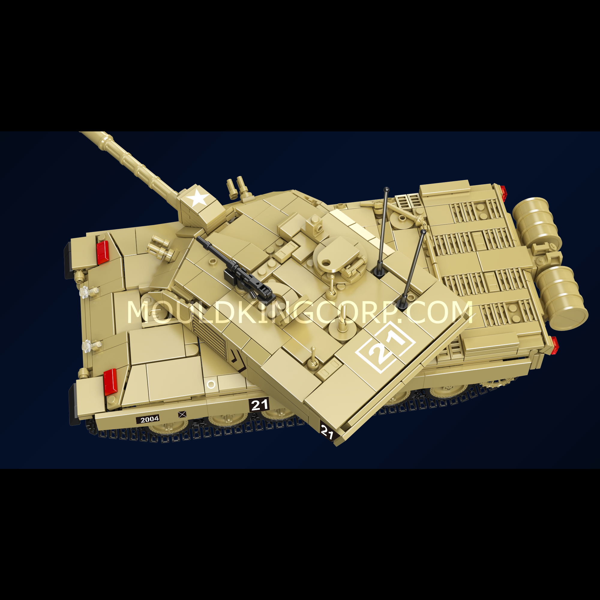 20037 Challenger 2 Tank Building Set | 1,129 Pcs - Image 2 of 6 | TheBrickTube