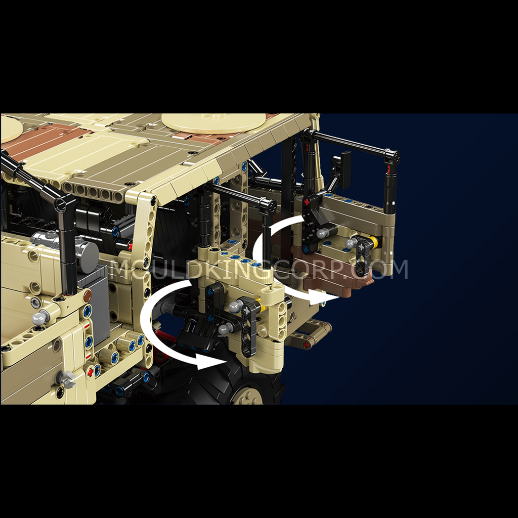 20039/20040 Remote Control KOLOS 8X8 Truck Building Set | 4,733 Pcs - Image 9 of 12 | TheBrickTube