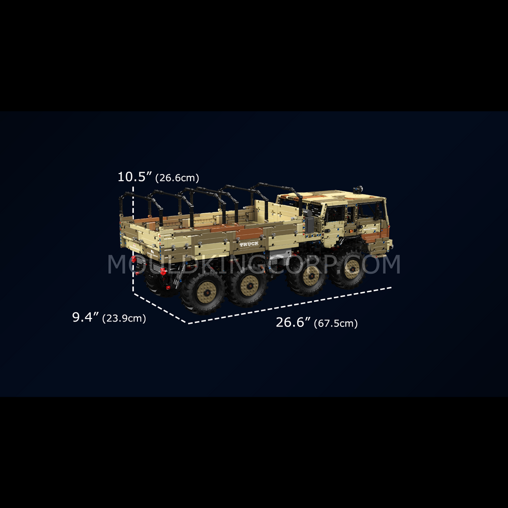 20039/20040 Remote Control KOLOS 8X8 Truck Building Set | 4,733 Pcs - Image 12 of 12 | TheBrickTube