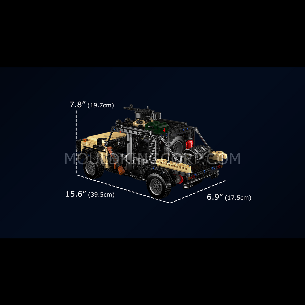 20041 & 20042 Caracal Assault Vehicle Building Set | 1,577 Pcs - Image 6 of 12 | TheBrickTube
