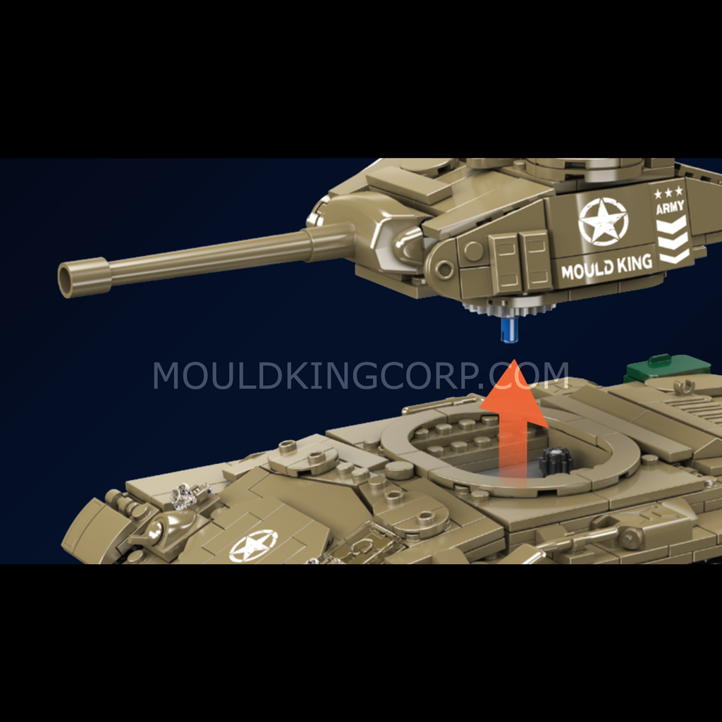 20043 M24 Chaffee Tank Building Set | 932 Pcs - Image 3 of 6 | TheBrickTube