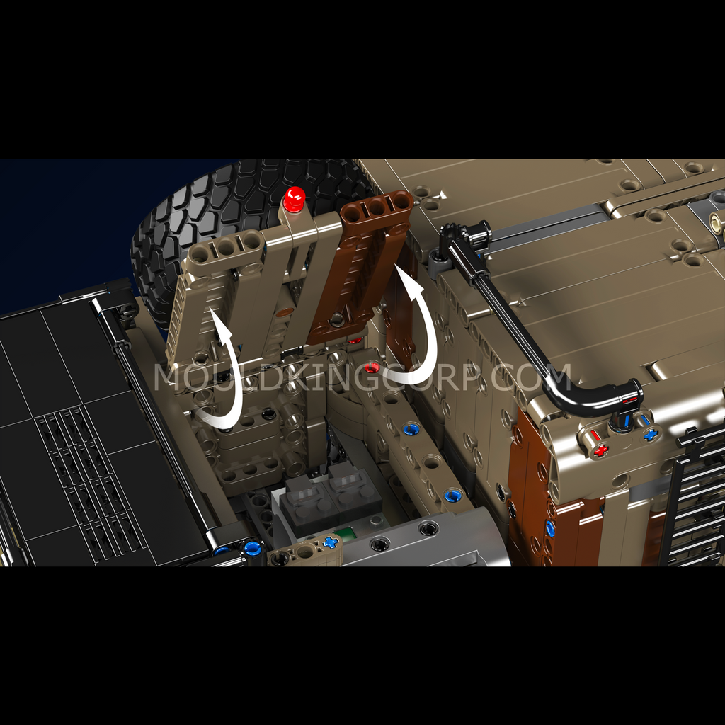 20044/20045 8x4 RC Missile Truck Military Building Set | 3,594 Pcs - Image 3 of 12 | TheBrickTube
