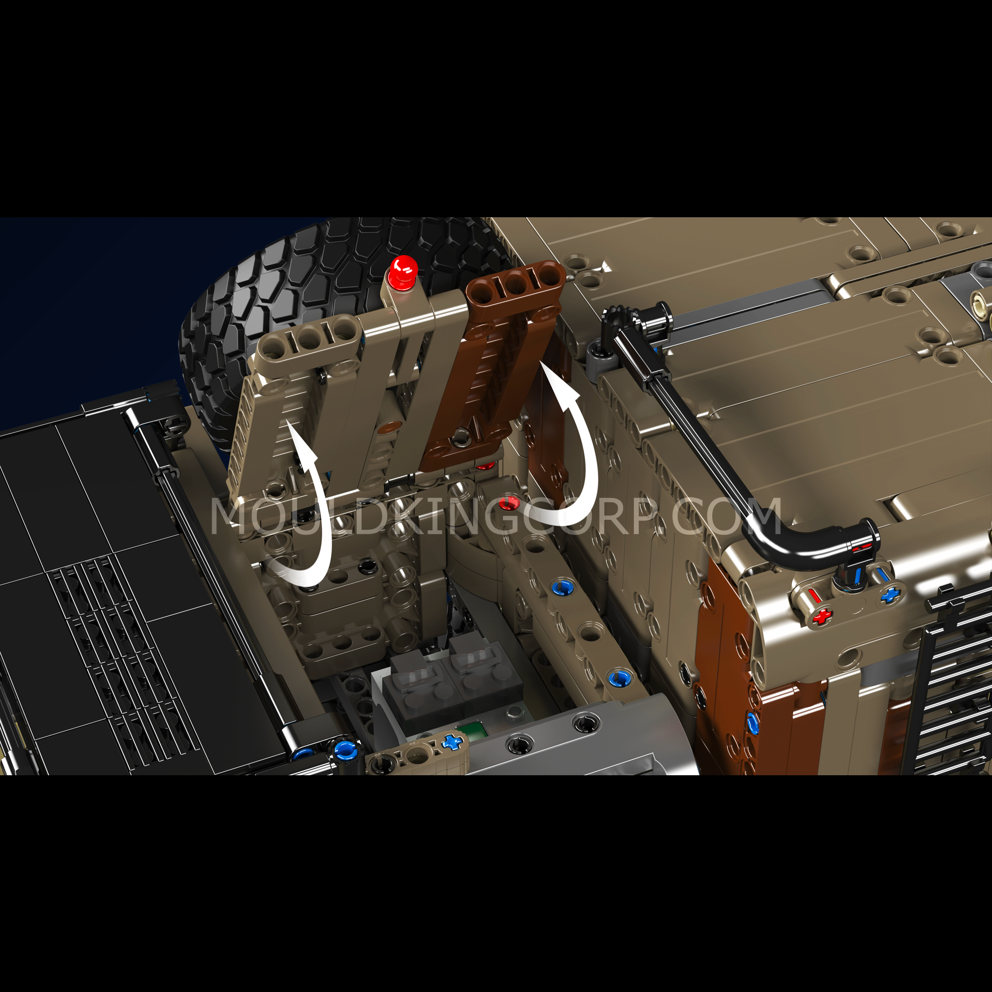 20044/20045 8x4 RC Missile Truck Military Building Set | 3,594 Pcs - Image 3 of 12 | TheBrickTube