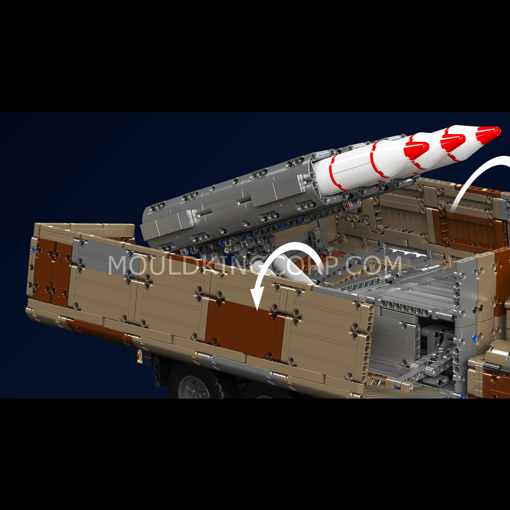 20044/20045 8x4 RC Missile Truck Military Building Set | 3,594 Pcs - Image 4 of 12 | TheBrickTube