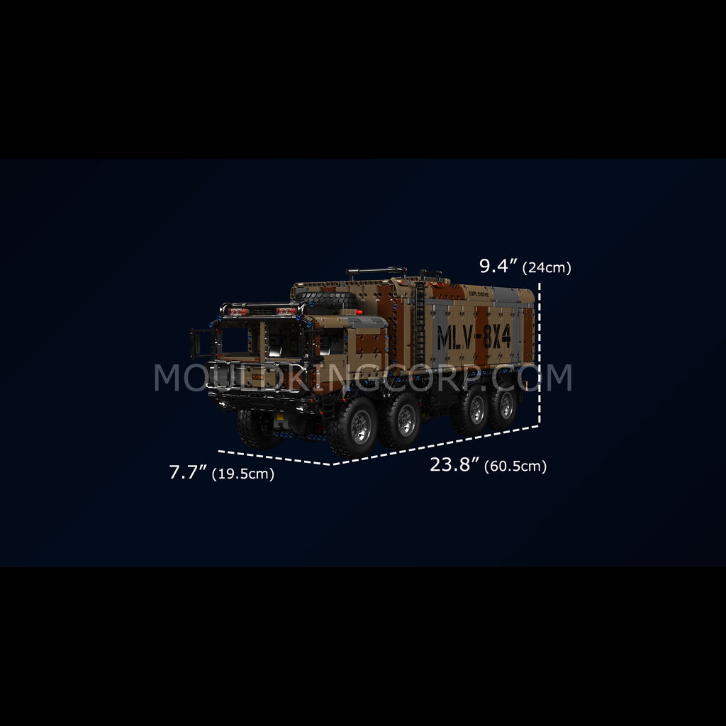 20044/20045 8x4 RC Missile Truck Military Building Set | 3,594 Pcs - Image 6 of 12 | TheBrickTube