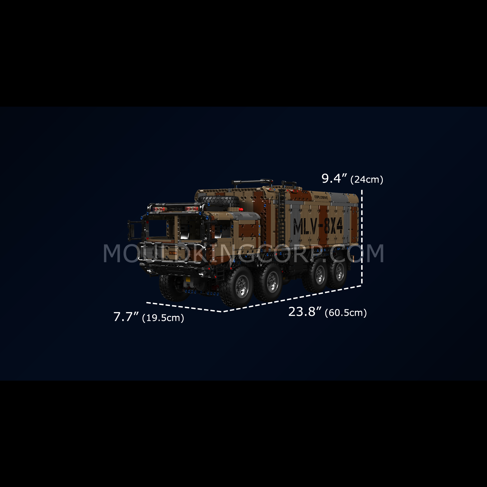 20044/20045 8x4 RC Missile Truck Military Building Set | 3,594 Pcs - Image 6 of 12 | TheBrickTube