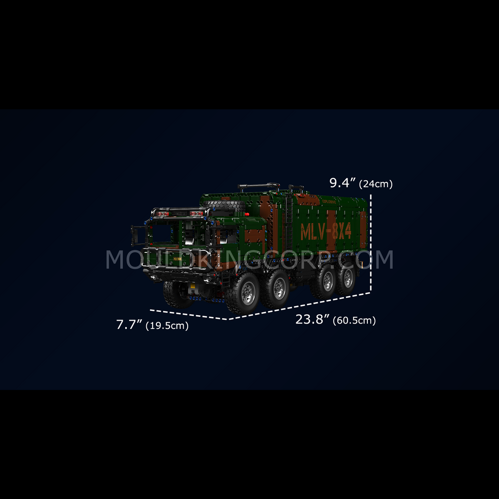 20044/20045 8x4 RC Missile Truck Military Building Set | 3,594 Pcs - Image 12 of 12 | TheBrickTube