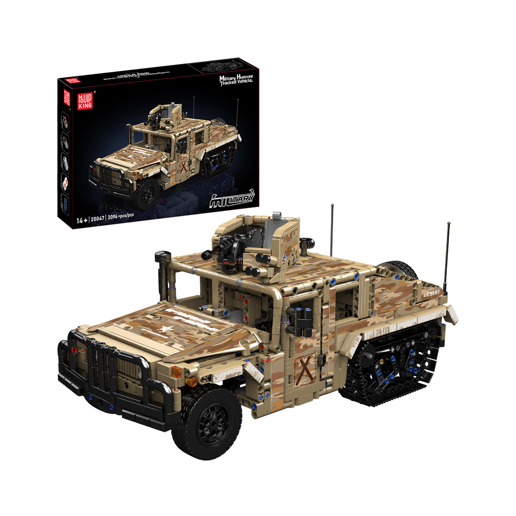 20047 Remote-Controlled Desert Tracked Humvee Building Set | 2,094 Pcs - Main Image | TheBrickTube