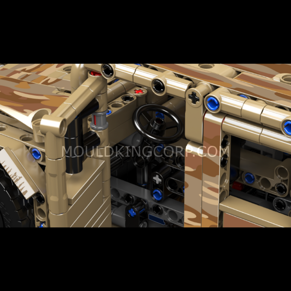20047 Remote-Controlled Desert Tracked Humvee Building Set | 2,094 Pcs - Image 2 of 6 | TheBrickTube