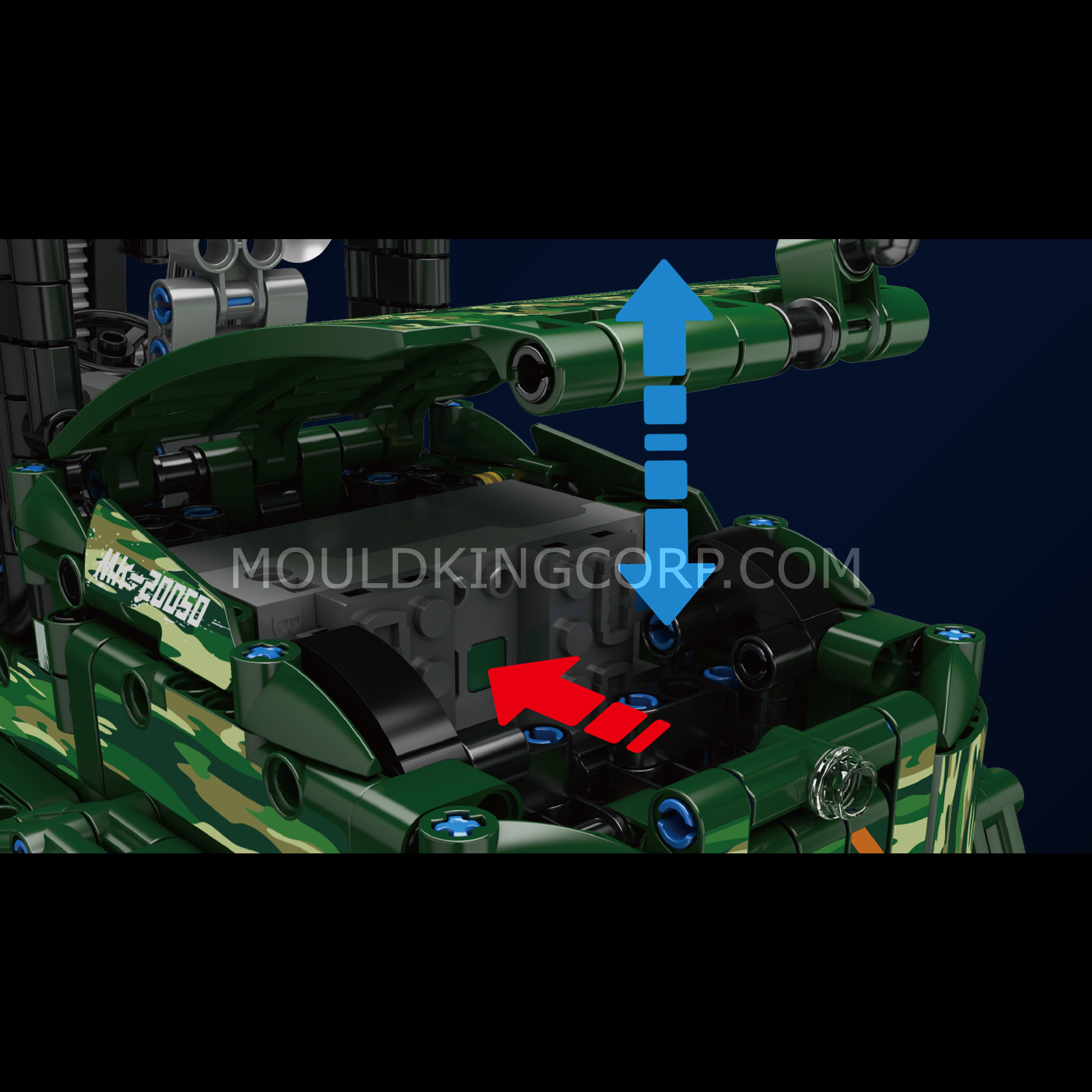 20050 All-Terrain Forklift Building Set | 1,312 PCS - Image 2 of 6 | TheBrickTube