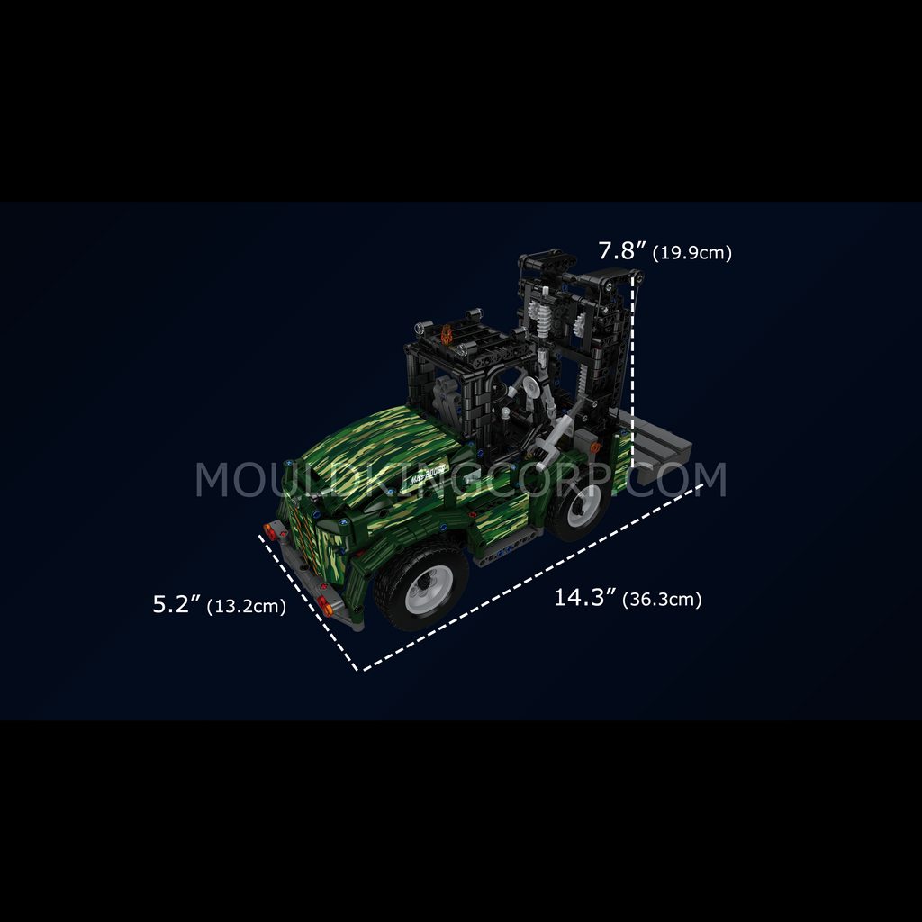 20050 All-Terrain Forklift Building Set | 1,312 PCS - Image 6 of 6 | TheBrickTube