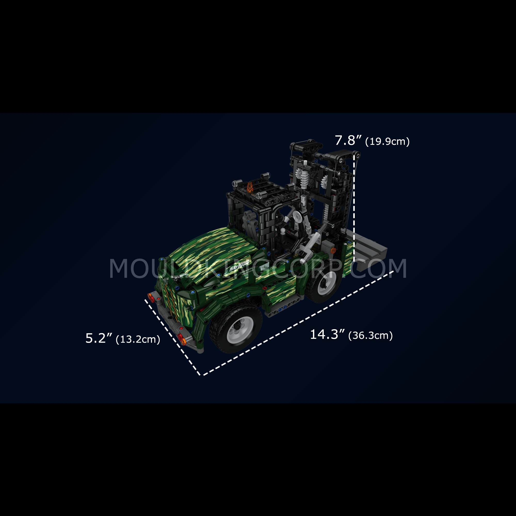 20050 All-Terrain Forklift Building Set | 1,312 PCS - Image 6 of 6 | TheBrickTube