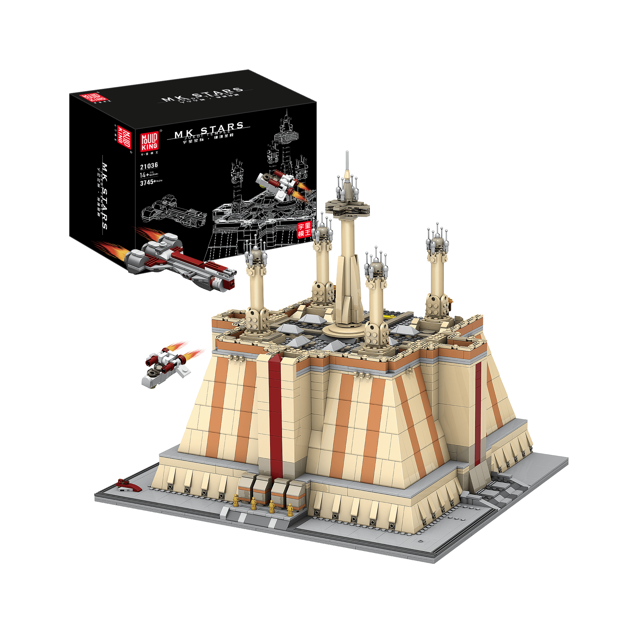 21036 The Temple Building Set | 3,745 PCS - Main Image | TheBrickTube