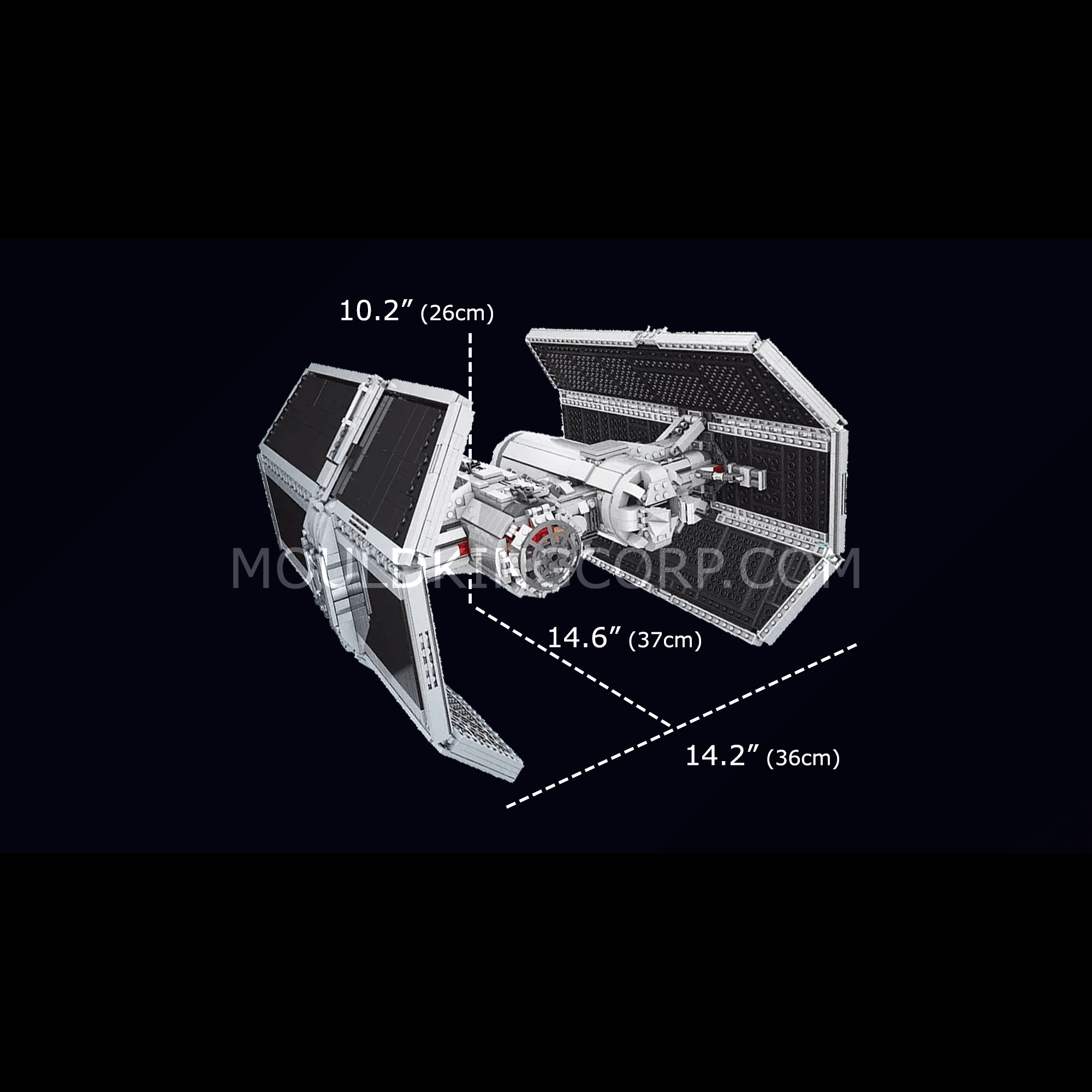 21048 Twin Ion Engine Fighter Model Building Set | 3,616 PCS - Image 6 of 6 | TheBrickTube