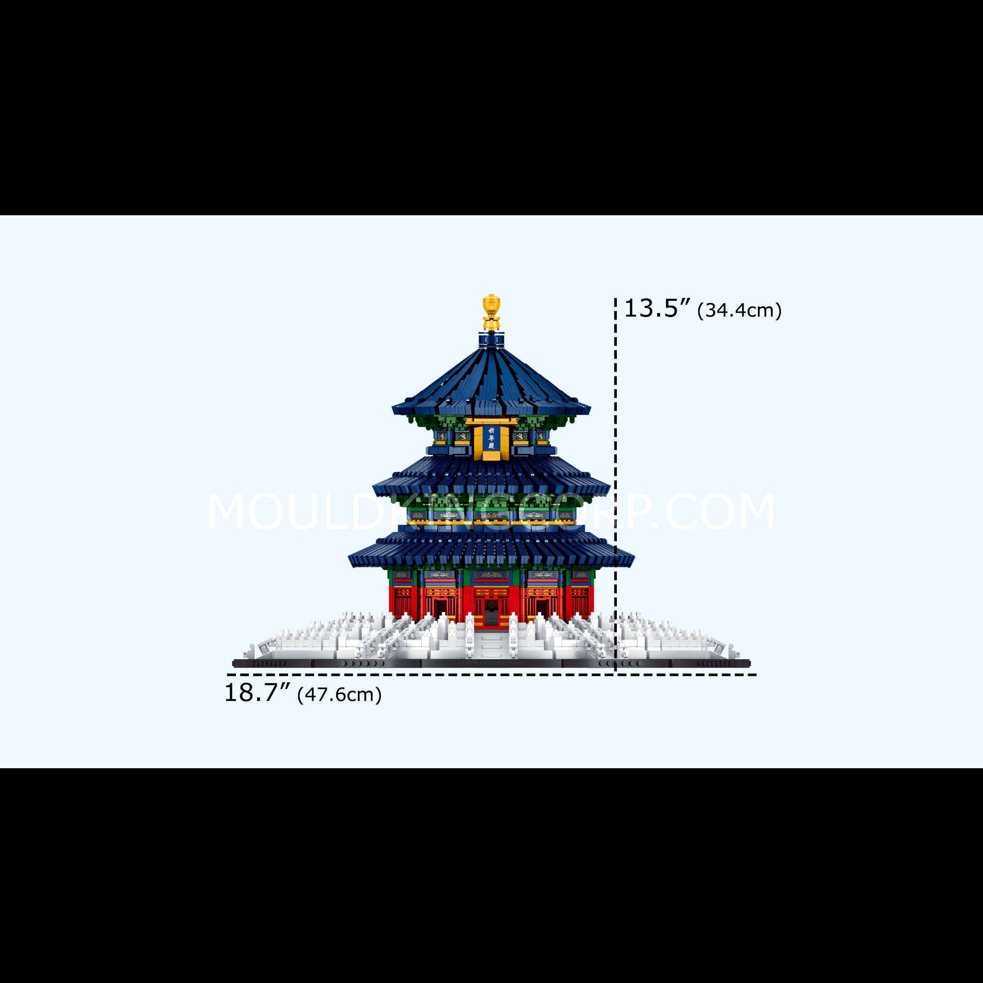 22009 The Temple of Heaven Building Set | 5,532 Pcs - Image 6 of 6 | TheBrickTube
