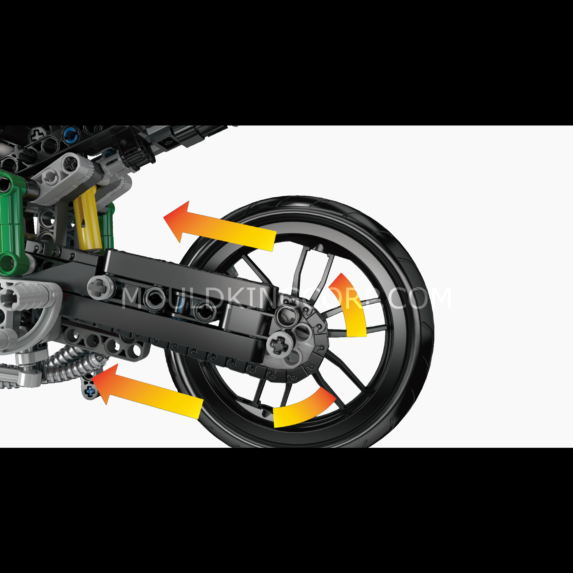 23002 HZ-R Motorcycle Model Building Set | 656 Pcs - Image 3 of 6 | TheBrickTube