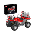 23003 ATV Firefighting Rescue Vehicle Building Set | 2,100 Pcs - Main Image | TheBrickTube