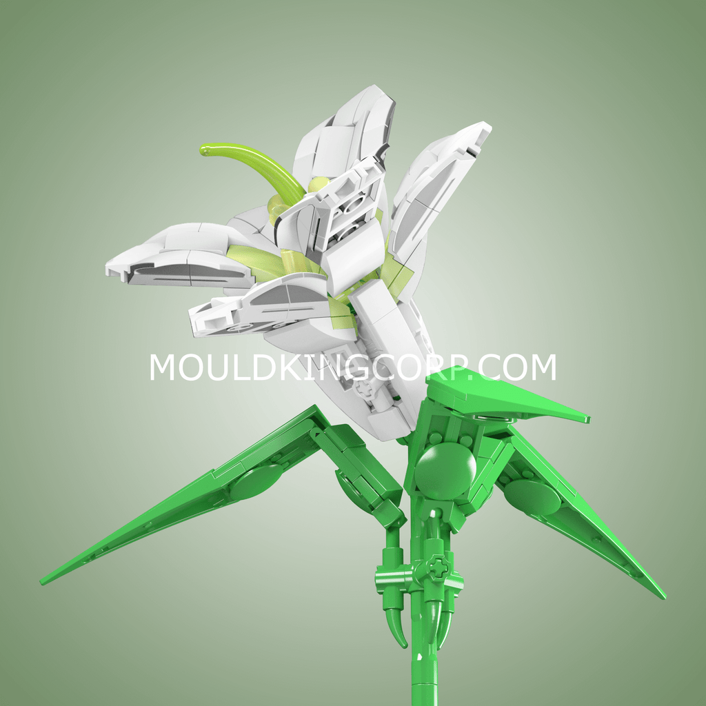24001 Lily Flower Artificial Building Set | 178 PCS - Image 2 of 4 | TheBrickTube
