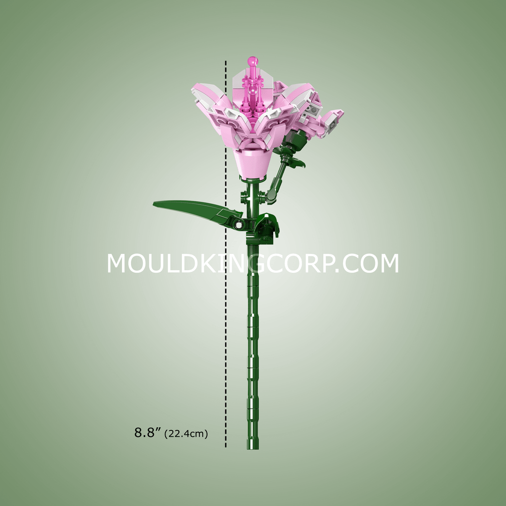 24002 Rhododendron Flower Building Set | 132 PCS - Image 4 of 4 | TheBrickTube