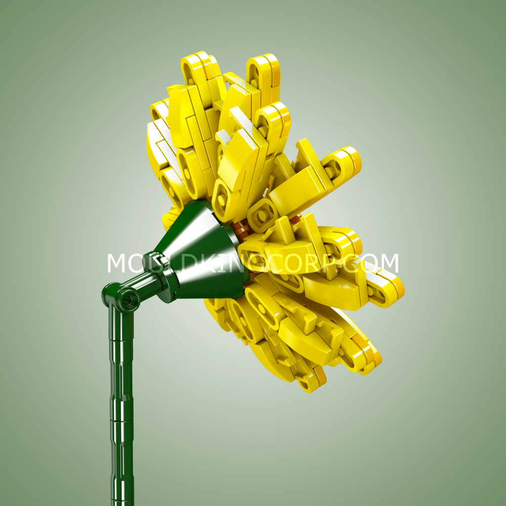 24003 Barberton Daisy Flower Building Kit | 180 PCS | Floral Building Blocks - Image 2 of 4 | TheBrickTube