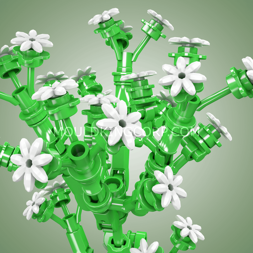 24004 Babysbreath Flower Decor Building Set | 144 PCS - Image 3 of 4 | TheBrickTube