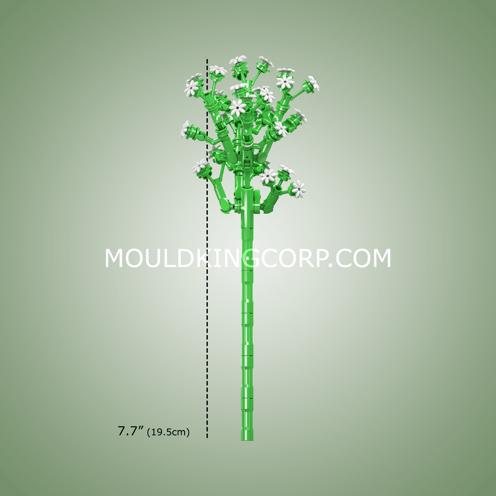 24004 Babysbreath Flower Decor Building Set | 144 PCS - Image 4 of 4 | TheBrickTube
