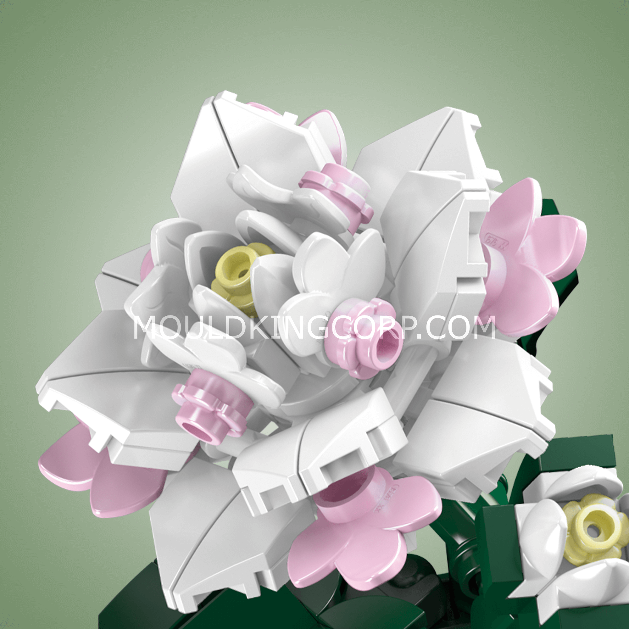 24007 Camellia Flower Decor Building Set | 127 PCS - Image 3 of 4 | TheBrickTube