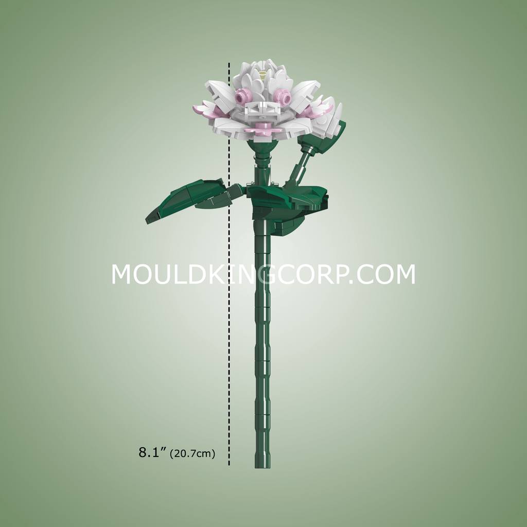 24007 Camellia Flower Decor Building Set | 127 PCS - Image 4 of 4 | TheBrickTube