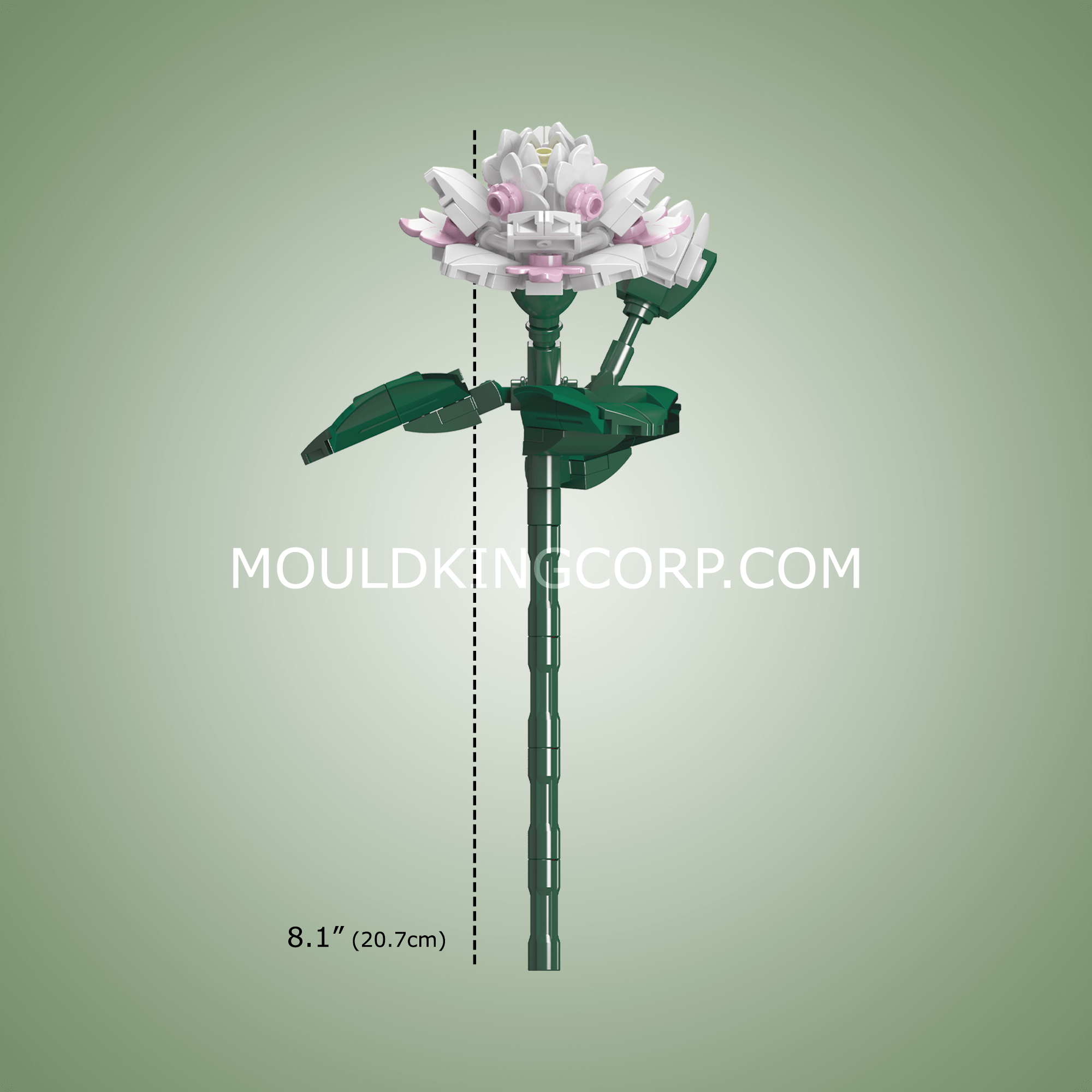 24007 Camellia Flower Decor Building Set | 127 PCS - Image 4 of 4 | TheBrickTube