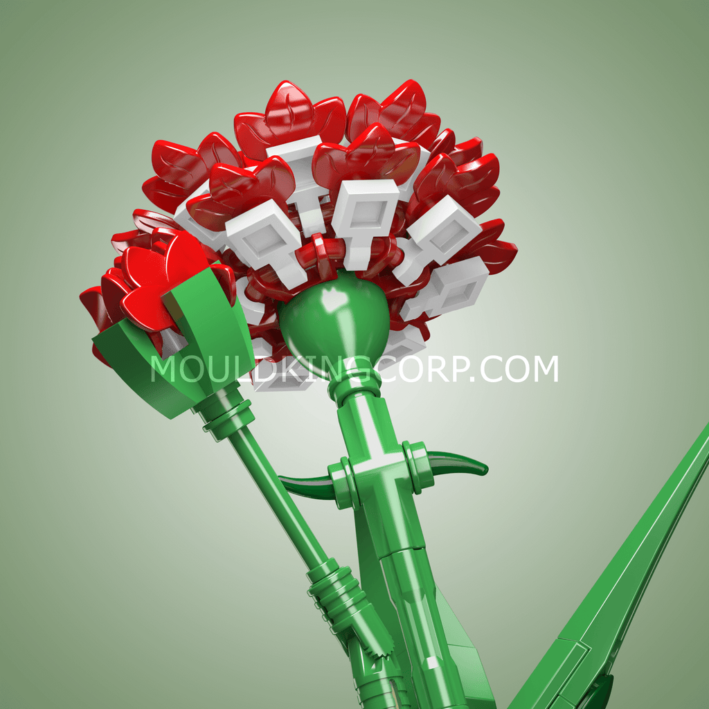 24010 Carnation Flower Decor Building Set | 116 PCS - Image 2 of 4 | TheBrickTube