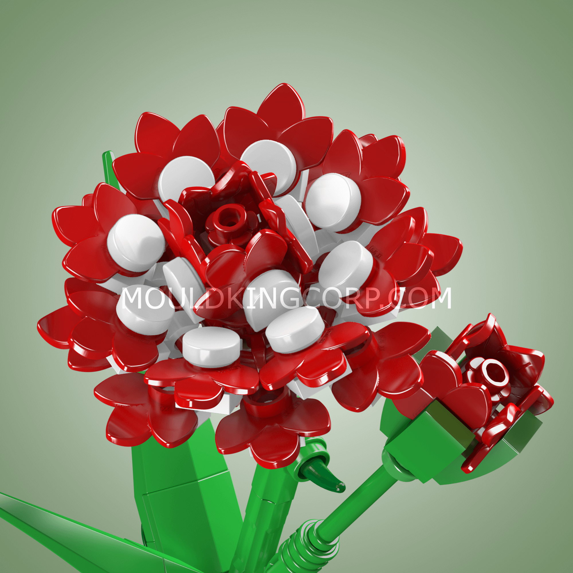 24010 Carnation Flower Decor Building Set | 116 PCS - Image 3 of 4 | TheBrickTube