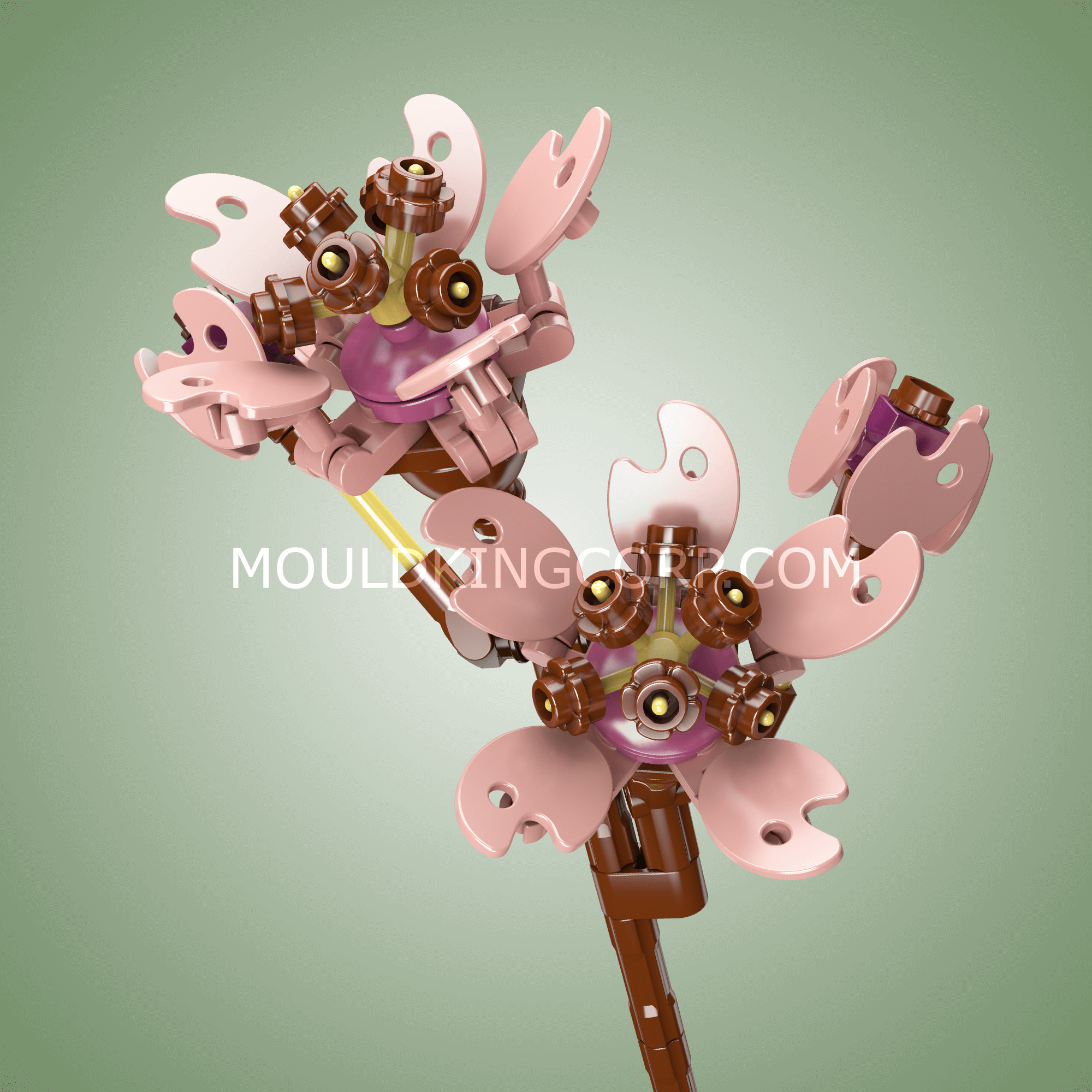 24011 Cherry Blossoms Artificial Building Set | 108 PCS - Image 2 of 4 | TheBrickTube