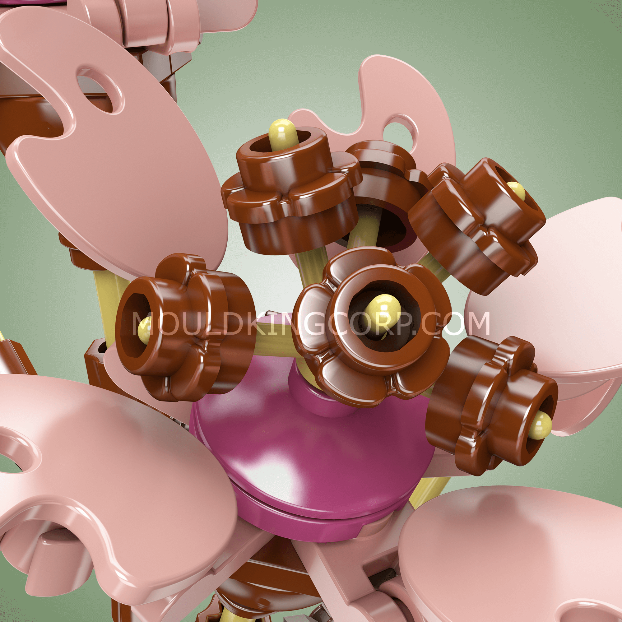 24011 Cherry Blossoms Artificial Building Set | 108 PCS - Image 3 of 4 | TheBrickTube