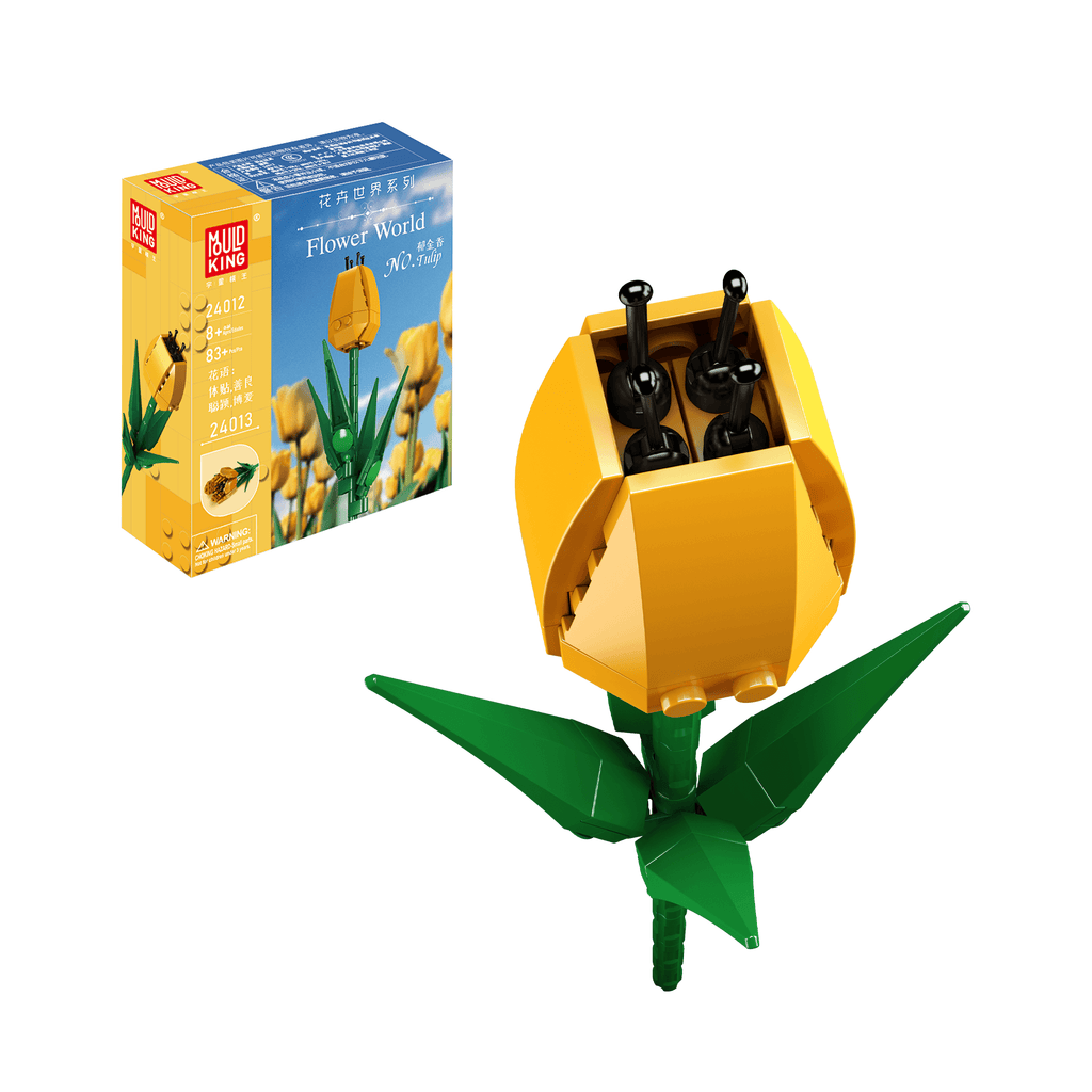 24012 Tulip Bud Artificial Building Set | 83 PCS - Main Image | TheBrickTube