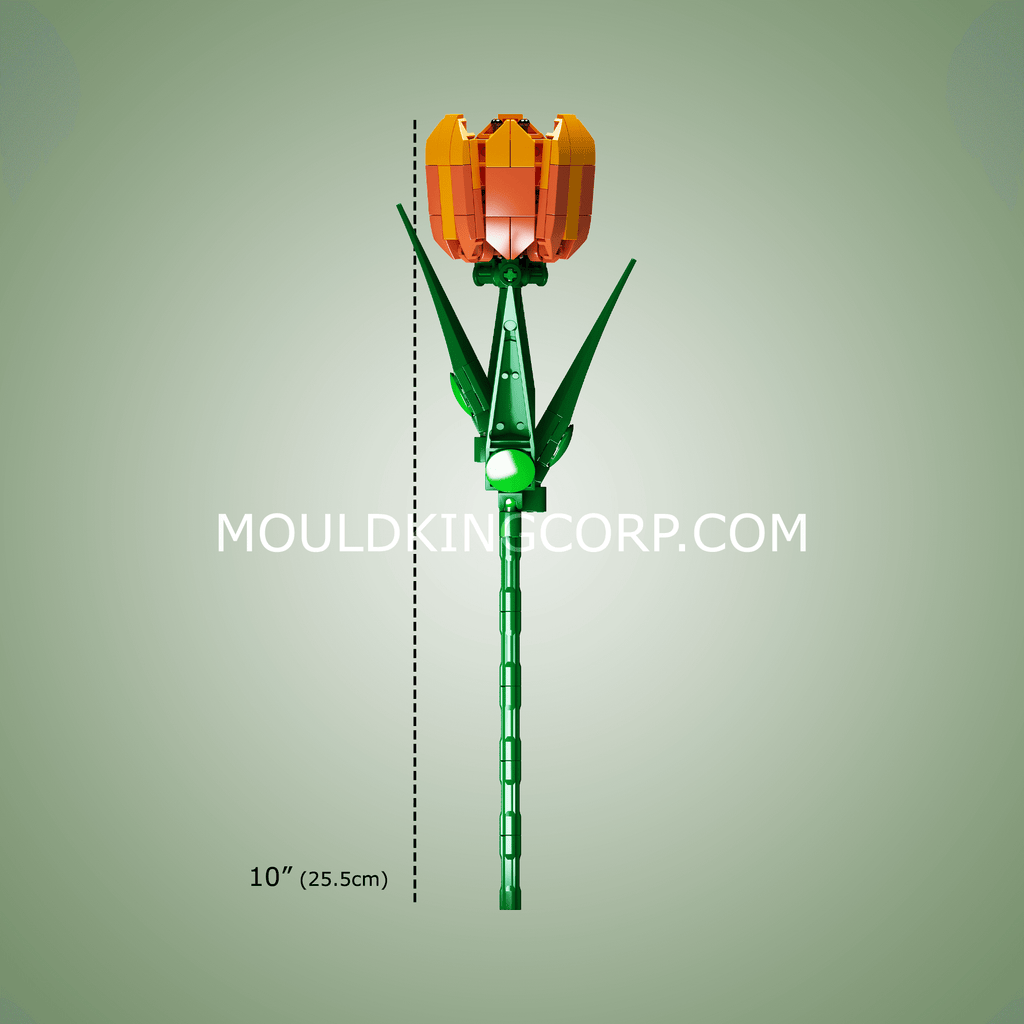 24013 Tulip Flower Artifical Building Set | 132 PCS - Image 4 of 4 | TheBrickTube