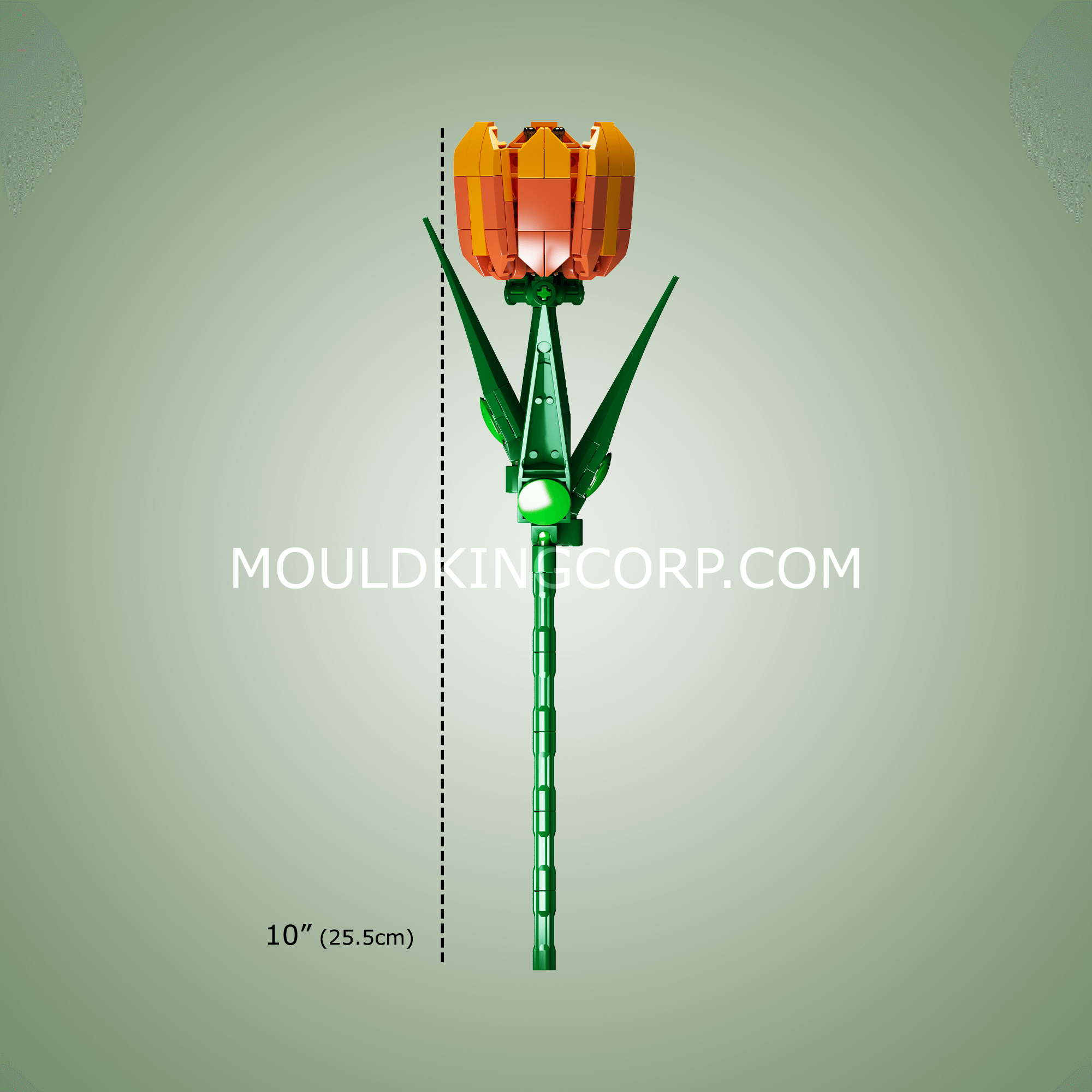 24013 Tulip Flower Artifical Building Set | 132 PCS - Image 4 of 4 | TheBrickTube