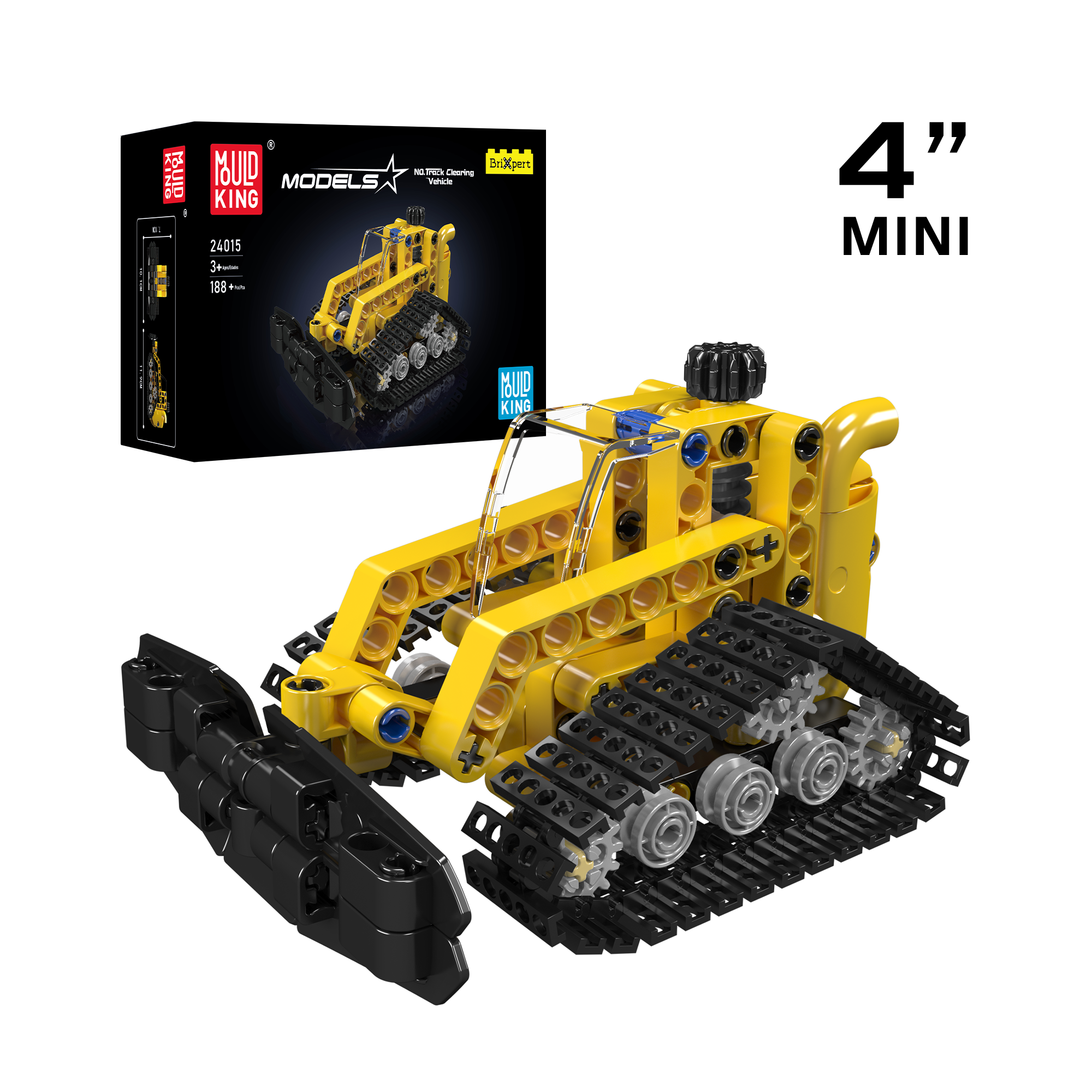 24015 Crawler Wrecker Building Toy Set | 188 PCS | Modular Building Blocks - Main Image | TheBrickTube